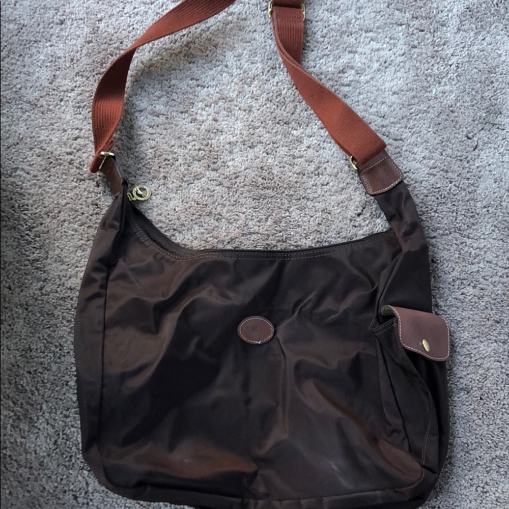 Longchamp cross body satchel